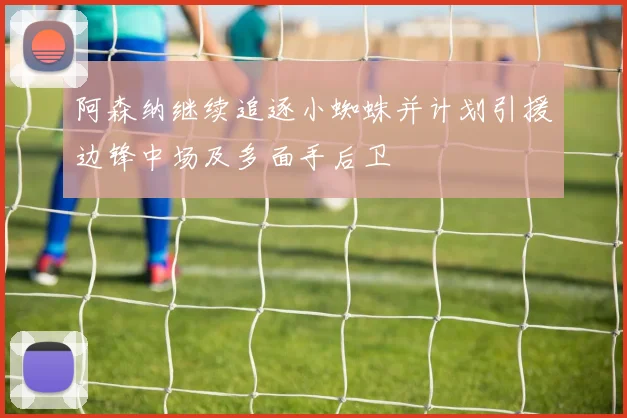 阿森纳继续追逐小蜘蛛并计划引援边锋中场及多面手后卫